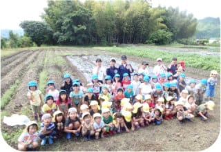 さつま芋の苗植え　交通安全教室 歯科健診　保育参加・引き渡し訓練　４・５歳児園外保育